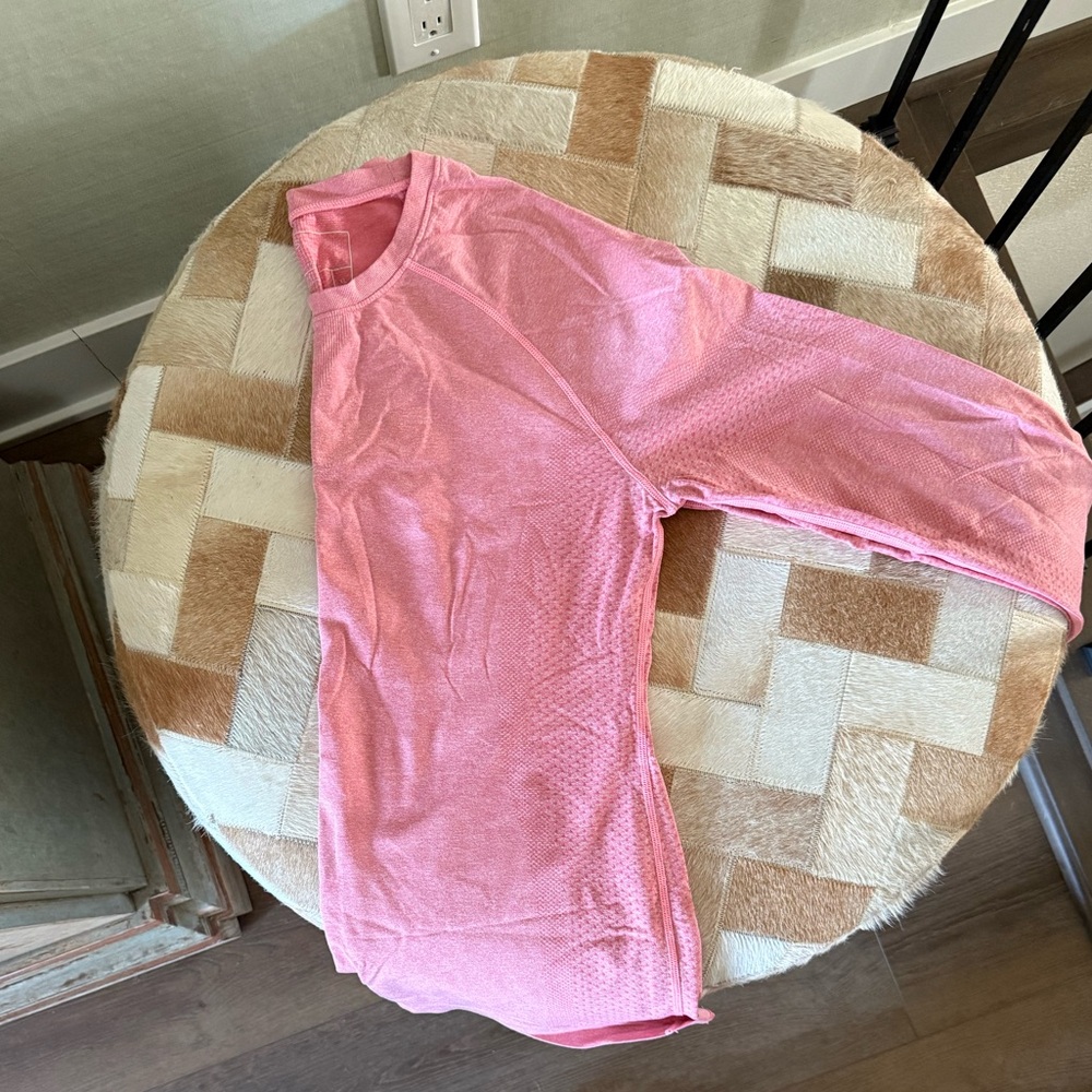 Figs Pink Long Sleeve Women's Top